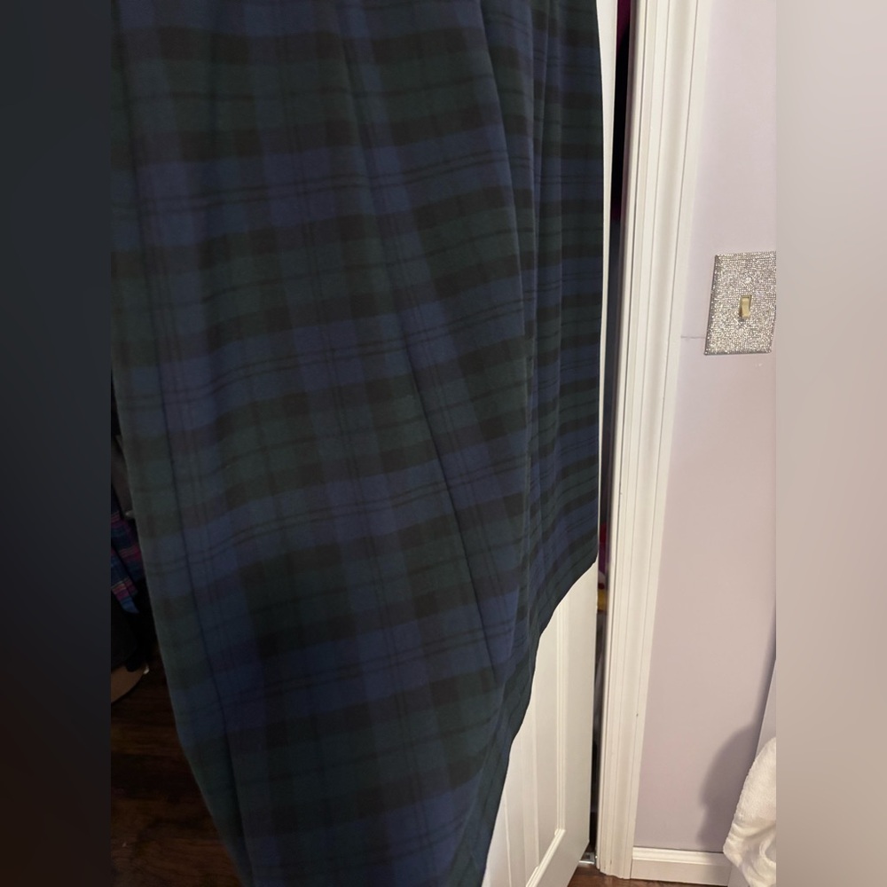 BROOKS BROTHERS Black Watch Plaid Sheath Dress - Size 14 | NWT - Picture 3 of 6